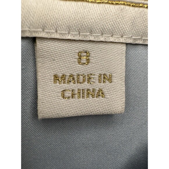 STS Sail to Sable Dark Blue Tweed Wool Blend Shift Dress Size 8 Short Sleeve - Picture 13 of 14